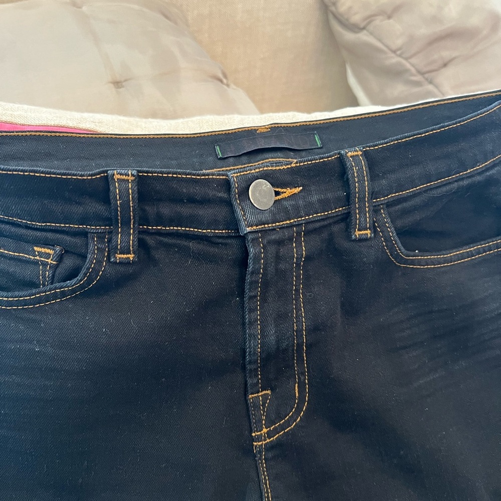 J Brand size 28 mid rise skinny with boot cut